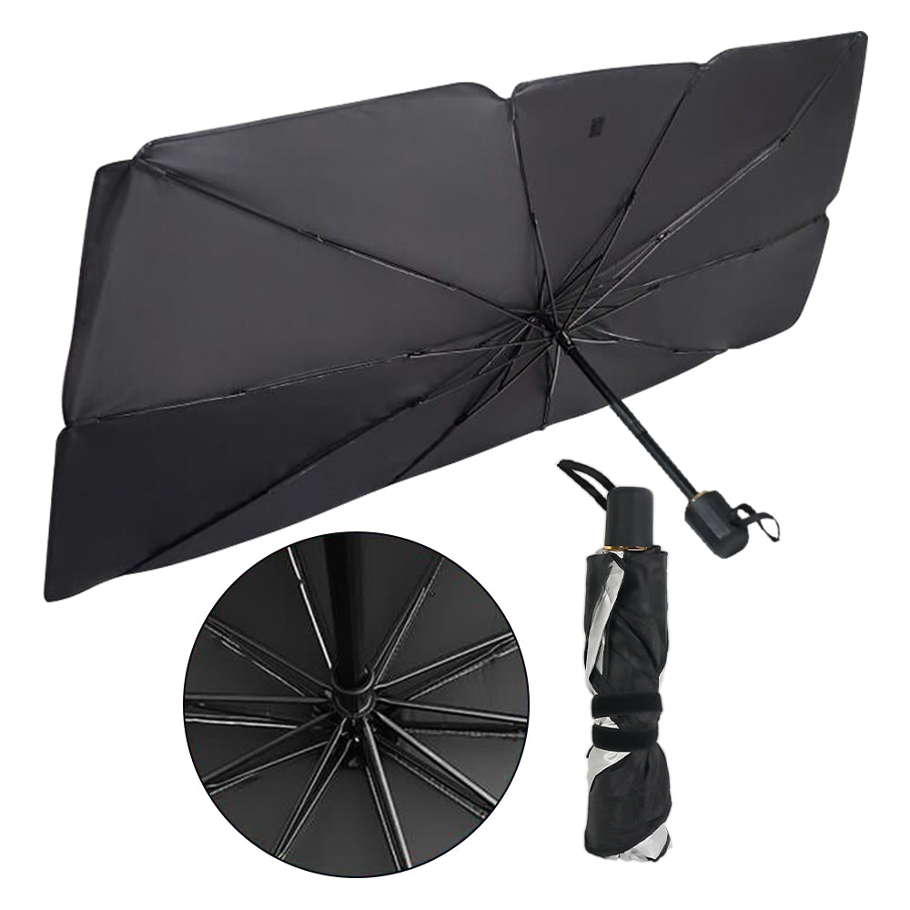 Parasolar tip umbrela pentru parbrizul masinii