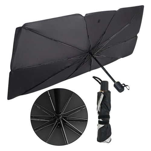 Parasolar tip umbrela pentru parbrizul masinii